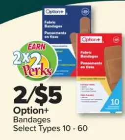 PharmaChoice Option+ Bandages offer