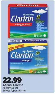 PharmaChoice Aerius, Claritin Allergy Relief offer