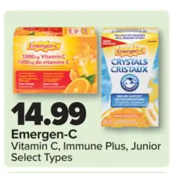 PharmaChoice Emergen-C Vitamin C, Immune Plus, Junior offer