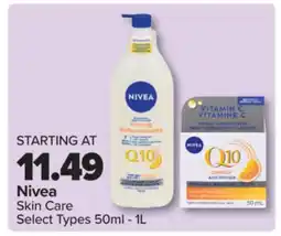 PharmaChoice Nivea Skin Care offer