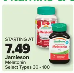 PharmaChoice Jamieson Melatonin offer