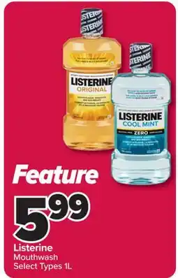 PharmaChoice Listerine Mouthwash offer