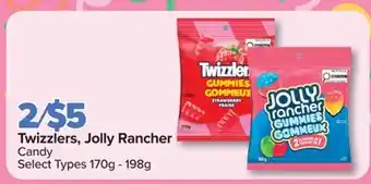 PharmaChoice Twizzlers, Jolly Rancher Candy offer