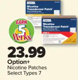 PharmaChoice Option+ Nicotine Patches offer