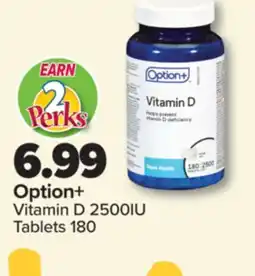 PharmaChoice Option+ Vitamin D offer