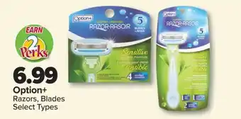 PharmaChoice Option+ Razors, Blades offer