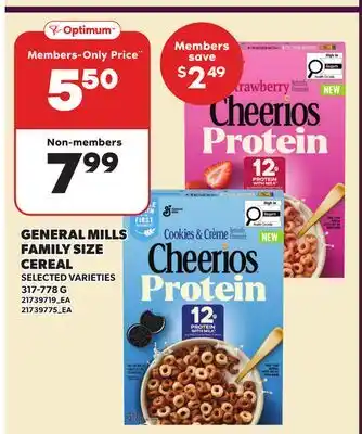 Independent Grocer GENERAL MILLS FAMILY SIZE CEREAL offer