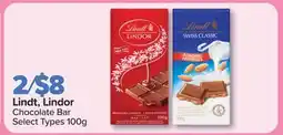PharmaChoice Lindt, Lindor Chocolate Bar offer