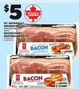 Independent Grocer PC NATURALLY SMOKED BACON offer