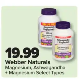 PharmaChoice Webber Naturals Magnesium, Ashwagandha + Magnesium offer