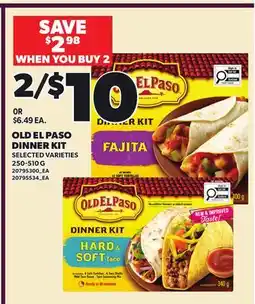 Independent Grocer OLD EL PASO DINNER KIT offer