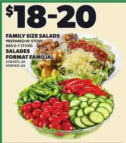 Independent Grocer FAMILY SIZE SALADS, 665 G-1,713 KG offer