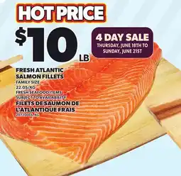 Independent Grocer FRESH ATLANTIC SALMON FILLETS offer