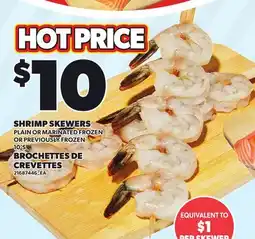Independent Grocer SHRIMP SKEWERS, 10'S offer