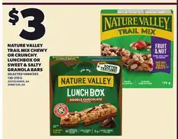 Independent Grocer NATURE VALLEY TRAIL MIX CHEWY OR CRUNCHY, LUNCHBOX OR SWEET & SALTY GRANOLA BARS offer