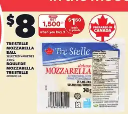 Independent Grocer TRE STELLE MOZZARELLA BALL offer