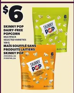 Independent Grocer SKINNY POP DAIRY-FREE POPCORN offer