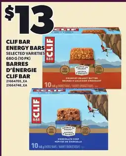 Independent Grocer CLIF BAR ENERGY BARS, 680 G (10 PK) offer