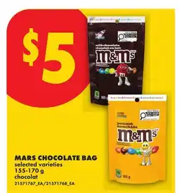 No Frills MARS CHOCOLATE BAG offer