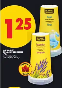No Frills NO NAME GEL AIR FRESHENER offer