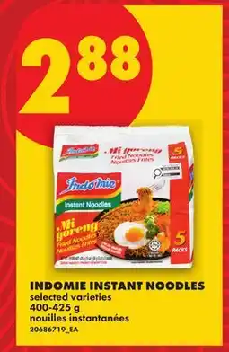 No Frills INDOMIE INSTANT NOODLES offer