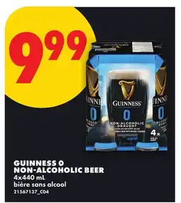 No Frills GUINNESS O NON-ALCOHOLIC BEER offer