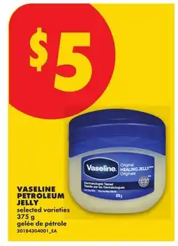 No Frills VASELINE PETROLEUM JELLY offer