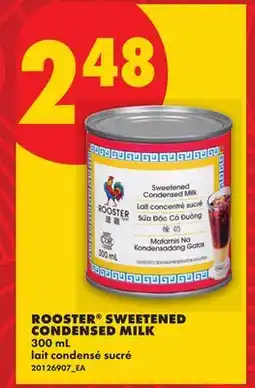 No Frills ROOSTER SWEETENED CONDENSED MILK offer