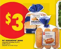 No Frills PC GIGANTICO BUNS, 6/8'S offer