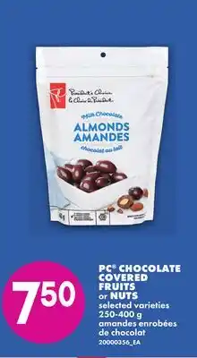 No Frills PC CHOCOLATE COVERED FRUITS OR NUTS offer