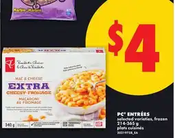 No Frills PC ENTRÉES offer