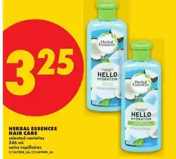 No Frills HERBAL ESSENCES HAIR CARE offer
