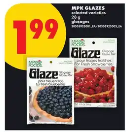 No Frills MPK GLAZES offer