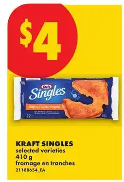 No Frills KRAFT SINGLES offer
