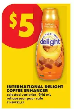 No Frills INTERNATIONAL DELIGHT COFFEE ENHANCER offer