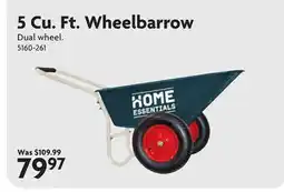 Home Hardware 5 Cu. Ft. Wheelbarrow offer