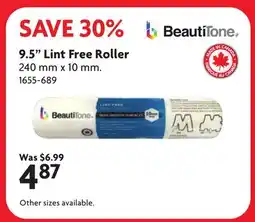 Home Hardware 9.5 Lint Free Roller offer