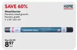 Home Hardware Weed Barrier offer