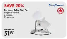 Home Hardware Personal Table Top Fan offer