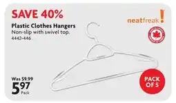 Home Hardware Plastic Clothes Hangers offer
