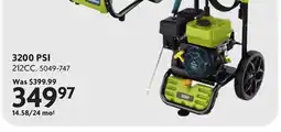 Home Hardware Gas Pressure Washers 3200 PSI offer