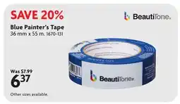 Home Hardware Blue Painter's Tape offer