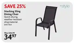 Home Hardware Stacking Sling Dining Chair offer