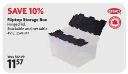 Home Hardware Fliptop Storage Box offer