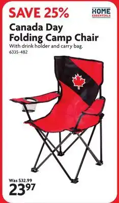 Home Hardware Canada Day Folding Camp Chair offer
