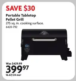 Home Hardware Portable Tabletop Pellet Grill offer