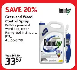 Home Hardware Grass and Weed Control Spray offer