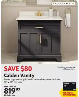 Home Hardware Calden Vanity Stone offer