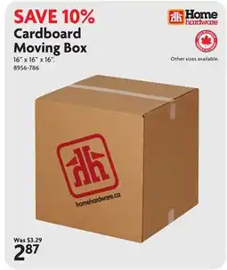 Home Hardware Cardboard Moving Box offer
