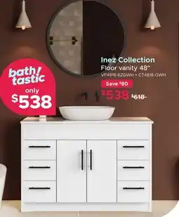 Bath Depot Inez Collection Floor vanity 48 offer